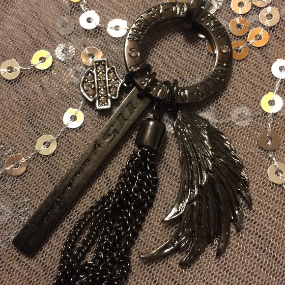 Harley Davidson Charm Necklace. New. - Picture 2 of 5